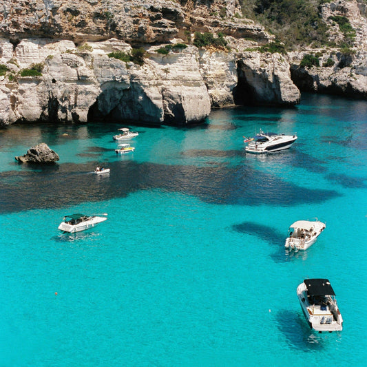 beach in europe, crystal clear water