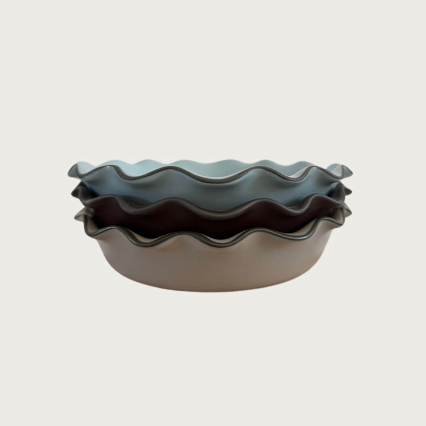 Whimsy Dish - Dark Cream