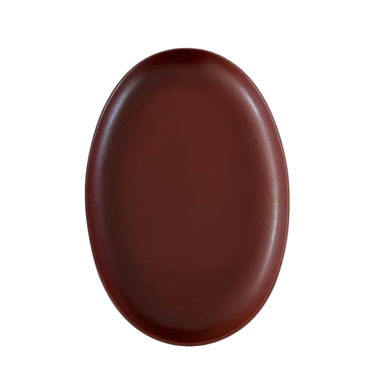 Rosewood Oval Ceramic Platter Casafina by Costa Nova