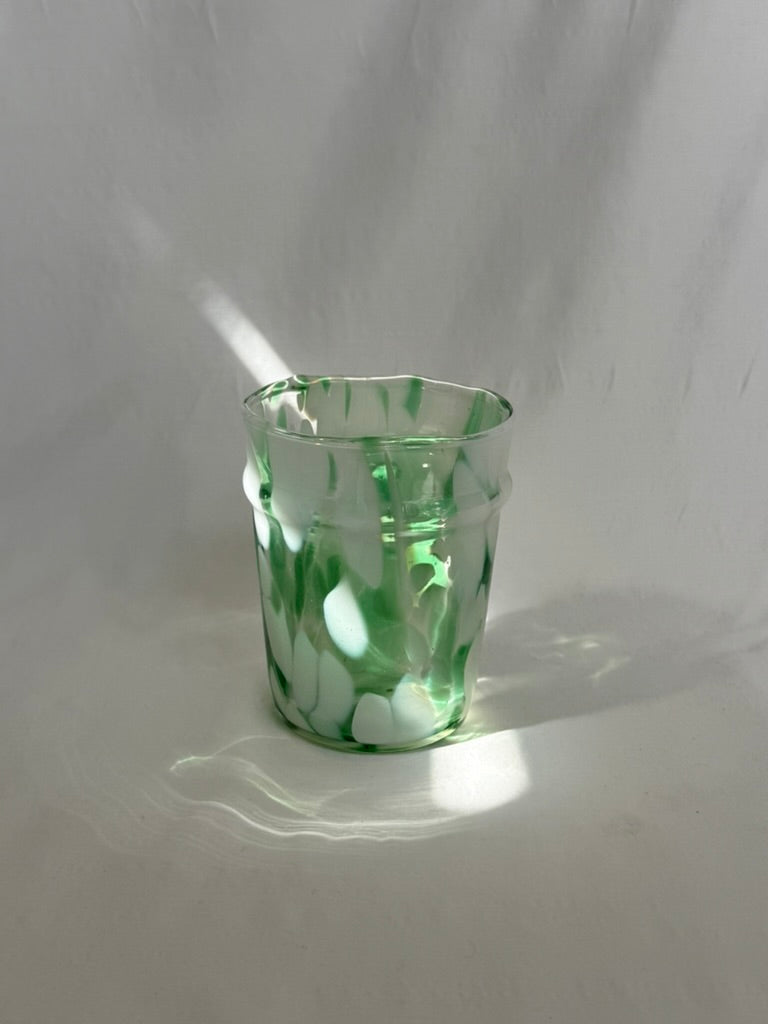 Dot Drinking Glass - Forest